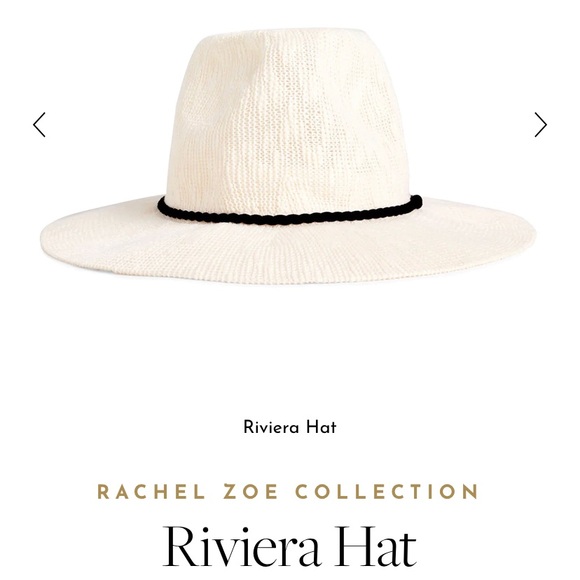 NWT Rachel Zoe Riviera Hat Ivory - Picture 3 of 5